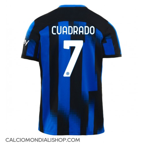 Maglie da calcio Inter Milan Juan Cuadrado #7 Prima Maglia 2023-24 Manica Corta